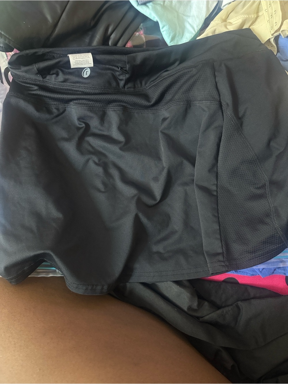 Russell Athletic Black Women's Sport Skort with Built-in Shorts